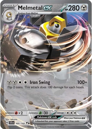 Melmetal ex - SV07: Stellar Crown 105/142
